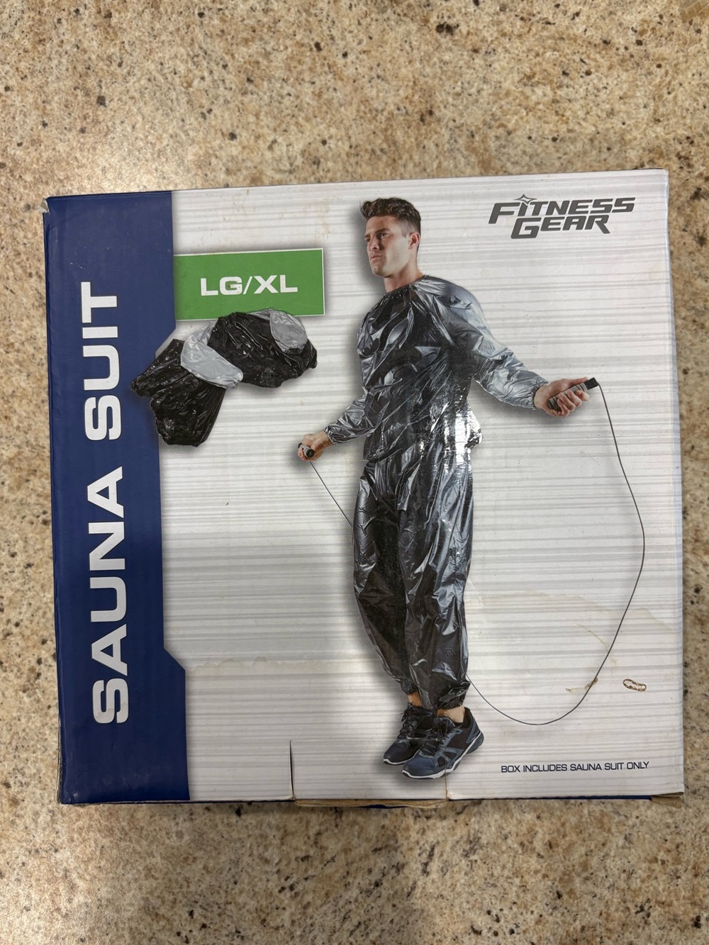 Fitness Gear Sauna Suit LG/XL in Black